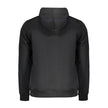 Black Cotton Men SweaterDive into the epitome of comfort with a sustainable twist in this Calvin Klein Long Sleeve Hoodie. Crafted to make a statement, this sweatshirt seamlessly blends style with an eco-conscious approach, featuring 20% recycled cotton.