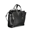 Black Polyester Women HandbagDive into sustainable luxury with Calvin Klein’s impeccable 2 Handle Bag, designed to make a statement while being kind to the planet. Featuring a sleek black hue adorned with striking contrasting details, this accessory is cr