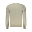 Beige Cotton Men SweaterElevate your wardrobe with a touch of sophistication in this Hugo Boss long-sleeved T-shirt. Impeccably crafted with a blend of soft cotton and luxurious cashmere, it promises both comfort and elegance. Featuring a classic crew nec