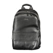 Black Polyester Men BackpackElevate your on-the-go style with the Calvin Klein Backpack, designed for the modern urban explorer. Featuring a sleek black exterior, this backpack is crafted with practicality and superior design in mind. The one handle and c