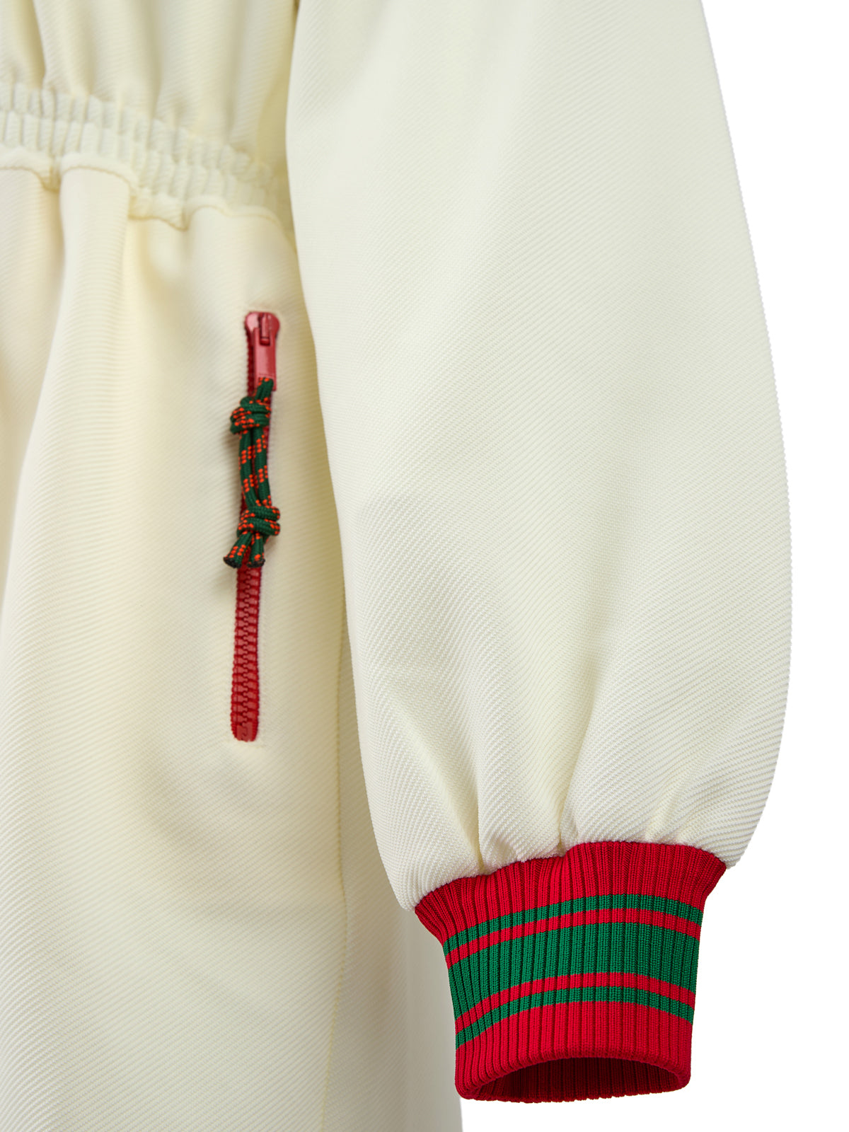 Cream Synthetic Hooded Logo Sweatsuit by Gucci