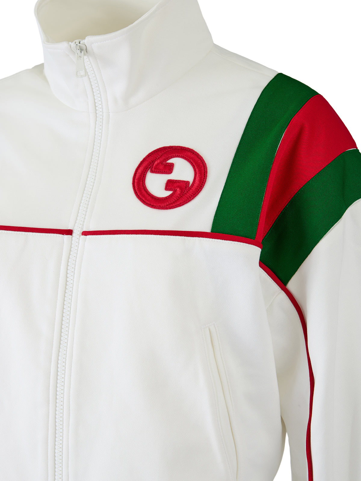 White Polyester Logo SweatshirtGUCCI Gorgeous brand new, 100% Authentic Gucci Logo Sweatshirt Model: Sweatshirt Material: Polyester Color: White Logo details Made in Italy Very exclusive and high craftsmanshipWhite Polyester Logo Sweatshirt${tagsGucciAula