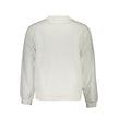 White Cotton Men SweaterElevate your casual wear with this sophisticated and sleek Calvin Klein sweatshirt. Crafted with the finest cotton, this long-sleeved gem features a classic round neck design, finished with a bold print and the iconic Calvin Klein