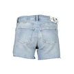 Blue Cotton Women Shorts