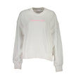 White Cotton Women SweaterDare to stand out in this effortlessly stylish Calvin Klein sweatshirt! Exuding casual sophistication, this long-sleeve, crew neck top boasts an iconic Calvin Klein logo, making it the centerpiece of any trend-forward wardrobe. D
