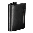 Sleek Bifold Wallet with RFID Block TechnologyExplore sophistication and practicality with this sleek wallet, designed with not just style but security in mind. Equipped with RFID blocking technology, it safeguards your personal data while offering ample