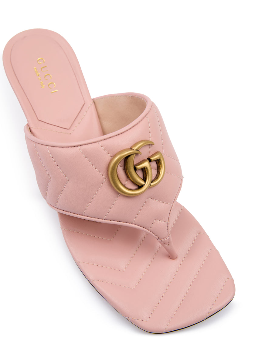 Mystic Pink Nappa Charlotte Leather SandalsGUCCI Gorgeous brand new, 100% Authentic Mystic Pink Nappa Charlotte Leather Sandals ART#: 776995BKO605909 Model: Charlotte Nappa Material: Nappa Leather Colour: Pink Made in Italy Very exclusive and high craftsm