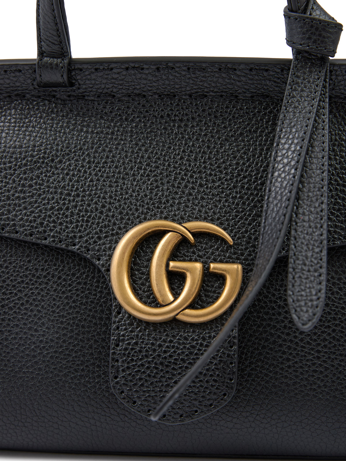 Black Leather GG Marmont HandbagGUCCI Gorgeous brand new, 100% Authentic Gucci women’s Black Leather GG Marmont Handbag. Model: GG Marmont Cellarius Color: Black/ Gold Hardware Material: 100% Leather 110cm removable and adjustable shoulder strap shoulder