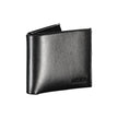 Elegant Black Leather Dual-Compartment WalletStep up your accessory game with this sophisticated wallet, perfect for the modern man with a taste for classic style and utility. Crafted by the esteemed Calvin Klein, this wallet boasts two separate compartme