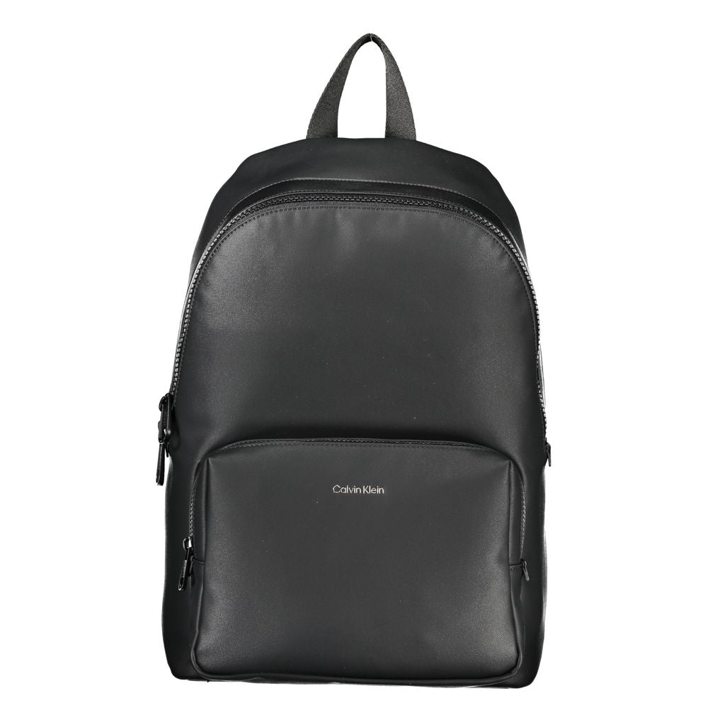 Elegant Urban Backpack with Laptop CompartmentExperience functionality meeting style with this sleek Calvin Klein backpack. Designed for the modern urbanite, it comes equipped with a dedicated laptop compartment, pen holder spaces, and an easily accessibl