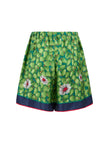 Green Flower Printed Silk ShortsGUCCI Gorgeous brand new, 100% Authentic Gucci Green Flower Printed Silk Shorts Model: 744904ZAODT3010 Material: Silk Color: Green Allover Flower Print Made in Italy Very exclusive and high craftsmanshipGreen Flower Printed