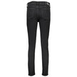 Black Cotton Women's Skinny JeanElevate your wardrobe with a sleek touch from Calvin Klein’s Mid Rise Skinny Jeans. Crafted with precision, these jeans merge classic 5-pocket design and modern sustainability using 20% recycled cotton. Tailored to accentua