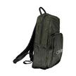 Green Polyester Men BackpackStep into the urban jungle with Calvin Klein’s sleek backpack, crafted for the modern voyager. Merging style with functionality, this green accessory boasts an external pocket for easy access, an internal laptop space to keep y