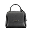 Black Polyester Women HandbagStep into the vanguard of fashion with the Calvin Klein handbag, expertly designed to encapsulate both functionality and elegance. This sophisticated accessory is a testament to the mindful fashionista, boasting 100% recycled