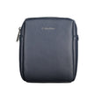 Blue Polyester Men Shoulder BagElevate your accessory game with a touch of sustainability courtesy of Calvin Klein. This dynamic blue shoulder bag boasts an adjustable strap for versatile wear, complemented by a sleek zipper closure and a discreet yet rec