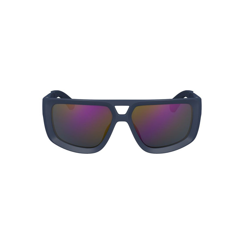 Blue Plastic Men SunglassesElevate your style quotient with these suave Calvin Klein sunglasses, expertly crafted for the modern individual. Boasting a bold square frame that demands attention, these shades are an embodiment of contemporary chic. Adorned