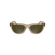 Brown Acetate Women SunglassesExperience the epitome of trend-setting style with these Calvin Klein sunglasses, a must-have accessory for any fashion connoisseur. Crafted with a chic acetate frame that contours to a flattering square lens, these sunglasse
