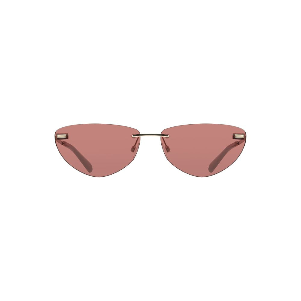 Pink Metal Women SunglassElevate your style to iconic status with Calvin Klein’s daring drop-shaped sunglasses. These chic shades, featuring a lustrous metal frame and captivating pink lenses, are more than an accessory; they’re a statement. With a lens w