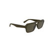 Brown Bio-Based Fabric Men SunglassesExperience the epitome of bold sophistication with these Calvin Klein sunglasses, a statement in luxury fashion. Crafted with eco-conscious bio-based frames, they boast a classic square lens design, complemented by a r