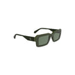Green Acetate Women SunglassesMake a statement with Calvin Klein’s sleek sophistication. These sunglasses feature an acetate frame that perfectly encapsulates modern refinement. The rectangular green lenses lend an air of mysterious allure while ensuring