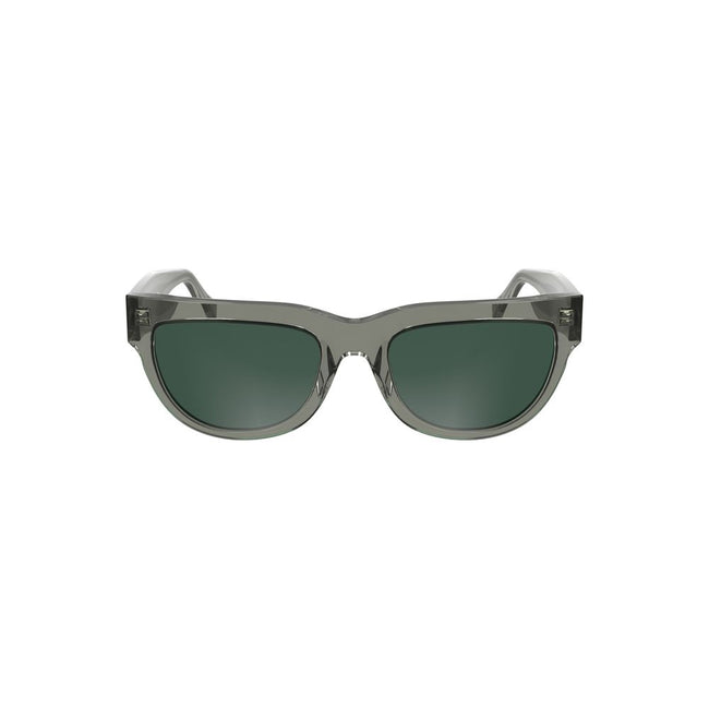 Gray Acetate Women SunglassesMake a bold statement with these sleek Calvin Klein sunglasses that effortlessly merge style with sophistication. Designed for the fashion-forward individual, they feature a chic acetate frame and smoke lenses that offer a con