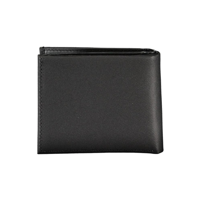 Elegant Black Leather Wallet with RFID BlockDiscover the fusion of functionality and style with this elegant black wallet, perfect for the modern man. Crafted with precision, this 100% leather wallet from Calvin Klein is designed to keep your essentials s