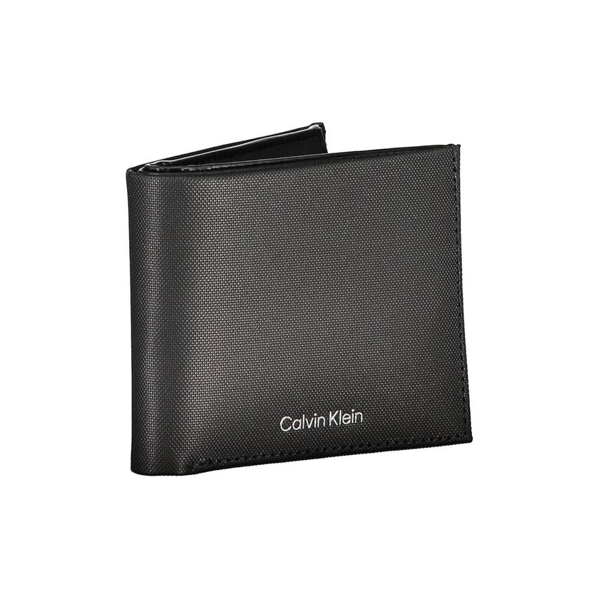 Elegant Black Leather Wallet with RFID BlockDiscover the fusion of functionality and style with this elegant black wallet, perfect for the modern man. Crafted with precision, this 100% leather wallet from Calvin Klein is designed to keep your essentials s