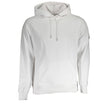 White Cotton Men's SweaterUnleash the essence of urban sophistication with this Calvin Klein masterpiece: a sleek white hoodie that effortlessly melds comfort with high street fashion. The long sleeves and central pocket provide practicality, while the bo