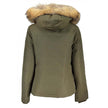 Green Cotton Jackets & CoatLONG SLEEVED JACKET WITH HOOD AND REMOVABLE FUR, 2 POCKETS, ZIP AND BUTTONS, LOGOGreen Cotton Jackets & Coat${tagsWoolrichAulae Green Cotton Jackets & Coat WoolrichAulae Green Cotton Jackets & Coat LONG SLEEVED JACKET WITH HOOD