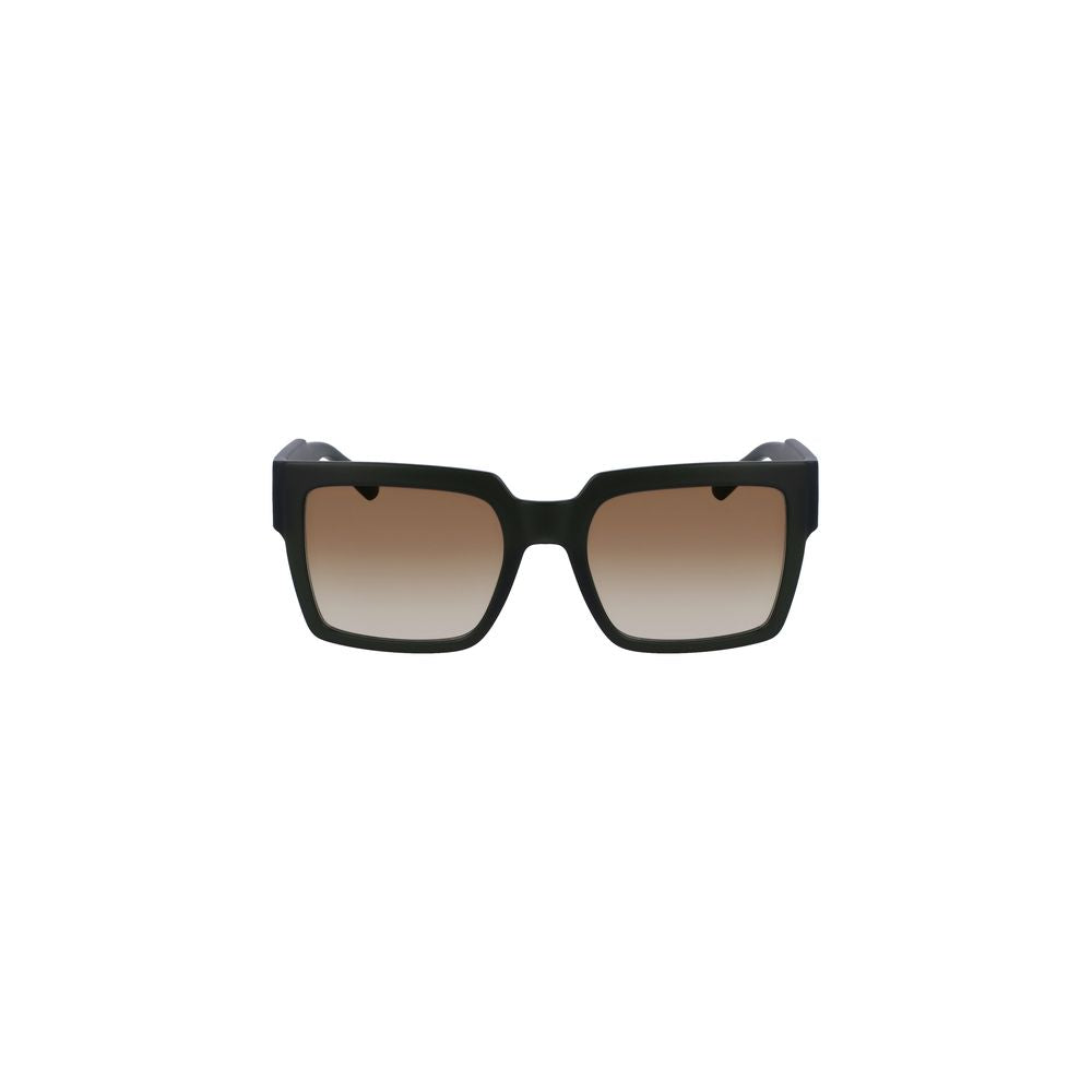 Brown Plastic Women SunglassesElevate your style to soaring heights with these Calvin Klein statement sunglasses. Crafted for the bold and the fashionable, these shades feature an injected plastic frame that contours with a square lens design, perfected w