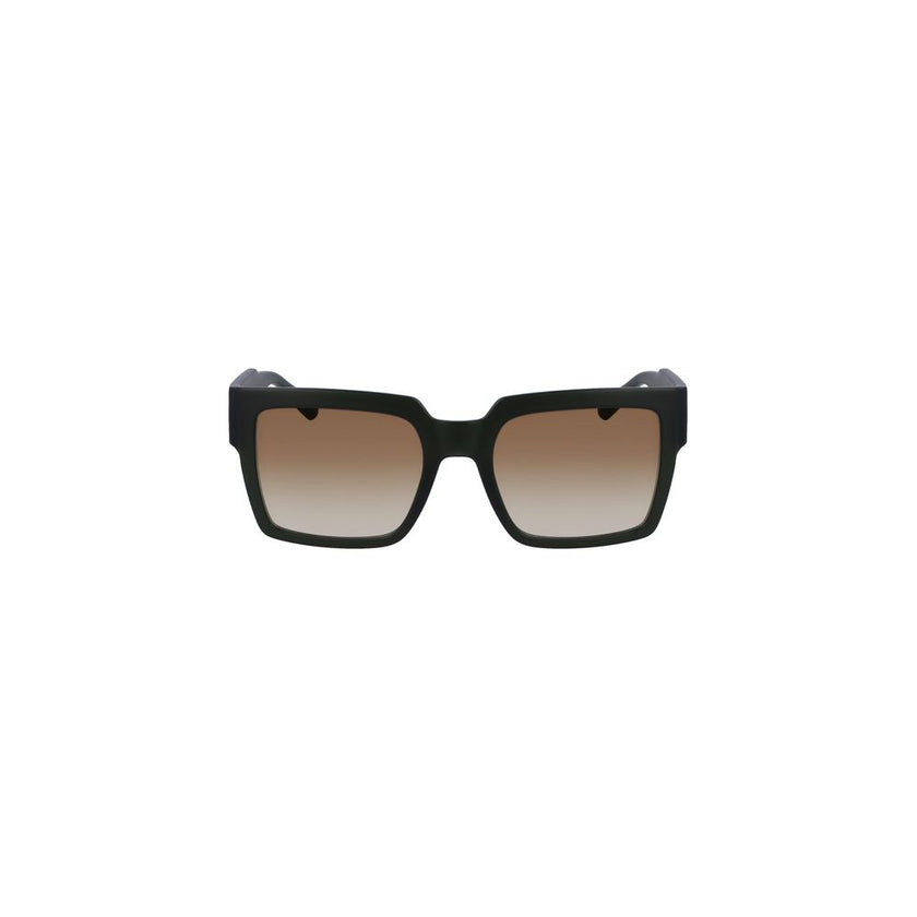 Brown Plastic Women SunglassesElevate your style to soaring heights with these Calvin Klein statement sunglasses. Crafted for the bold and the fashionable, these shades feature an injected plastic frame that contours with a square lens design, perfected w