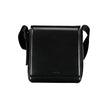 Sleek Black Shoulder Bag with Logo DetailElevate your everyday style with this sleek and functional shoulder bag by Calvin Klein. Crafted with a blend of polyester and polyethylene for durability, it features an adjustable shoulder strap for personalized
