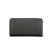 Black Polyester Women WalletElevate your everyday essentials with the Calvin Klein sophistication in this sleek wallet. Designed for the modern trendsetter, this wallet offers a dual-compartment design that is both elegant and practical. An external pocke