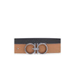Brown Calf Leather Bos Taurus Regular BeltFerragamo’s Gancini reversible leather Belt features a three-dimensional buckle with the brand’s iconic Gancini logo. The reversible monochrome grained leather design offers two style options, making it versatile