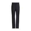 Black Viscose Casual PantsFerragamo’s tailored Pants exemplify elegance and handcrafted perfection. Featuring a straight front pleat pattern, these pants offer a refined silhouette and an impeccable fit. The front zip-and-hook closure ensures a secure and