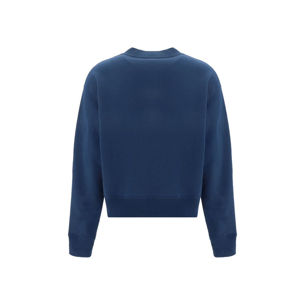 Blue Cotton SweatshirtCotton Sweatshirt by Chloé, ribbed crew neck, ribbed cuffs, ribbed hem, contrasting iconic brand monogram at front, monochrome design, regular fit. Season: AW25 Composition: 100% Cotton MADE IN ITALYBlue Cotton Sweatshirt${tagsChloéA