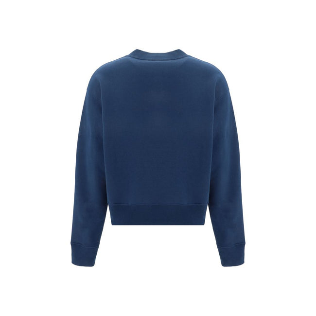 Blue Cotton SweatshirtCotton Sweatshirt by Chloé, ribbed crew neck, ribbed cuffs, ribbed hem, contrasting iconic brand monogram at front, monochrome design, regular fit. Season: AW25 Composition: 100% Cotton MADE IN ITALYBlue Cotton Sweatshirt${tagsChloéA