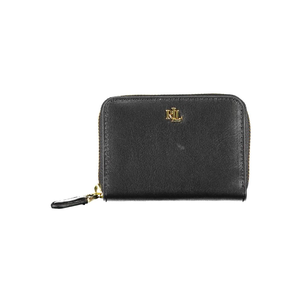 Nero Leather Wallet with Zip Closure