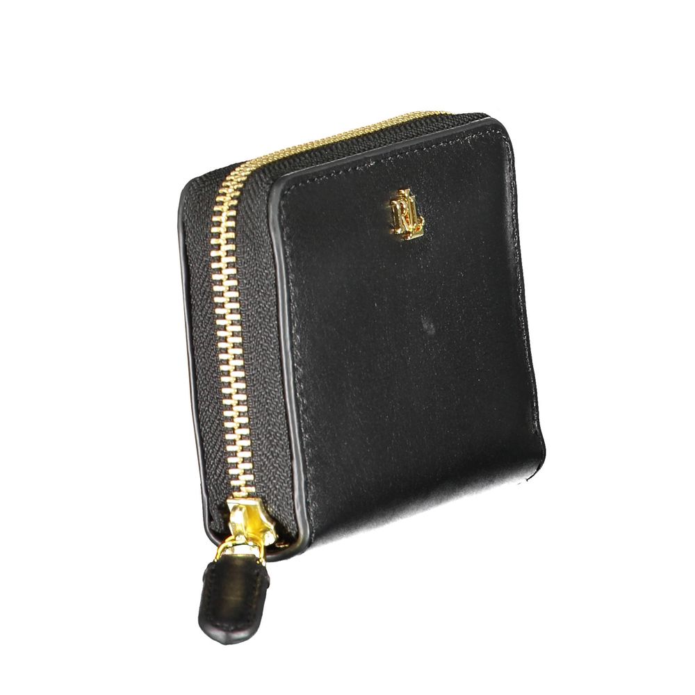 Nero Leather Wallet with Zip Closure