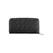 Black Polyethylene Women WalletUnveil the epitome of sophistication with this sleek Calvin Klein wallet, perfect for the modern trendsetter who values form and function. Boasting five compartments and double card slots, it’s a blend of style and security