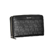 Black Polyethylene Women WalletUnveil the epitome of sophistication with this sleek Calvin Klein wallet, perfect for the modern trendsetter who values form and function. Boasting five compartments and double card slots, it’s a blend of style and security
