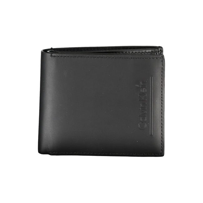 Black Leather RFID Wallet with Coin PurseEmbrace timeless elegance and functionality with the Calvin Klein black leather wallet, the perfect accessory for the discerning gentleman. This sleek wallet features two spacious compartments, a convenient coin pu