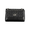 Black Polyester HandbagBAG 2 CHAIN SHOULDER HANDLES, 1 EXTERNAL POCKET, 1 INTERNAL POCKET, 2 COMPARTMENTS, CONTRASTING DETAILS, SWIVEL CLOSURE, LOGO, 50% RECYCLED POLYESTERBlack Polyester Handbag${tagsCalvin KleinAulae Black Polyester Handbag Calvin Klein