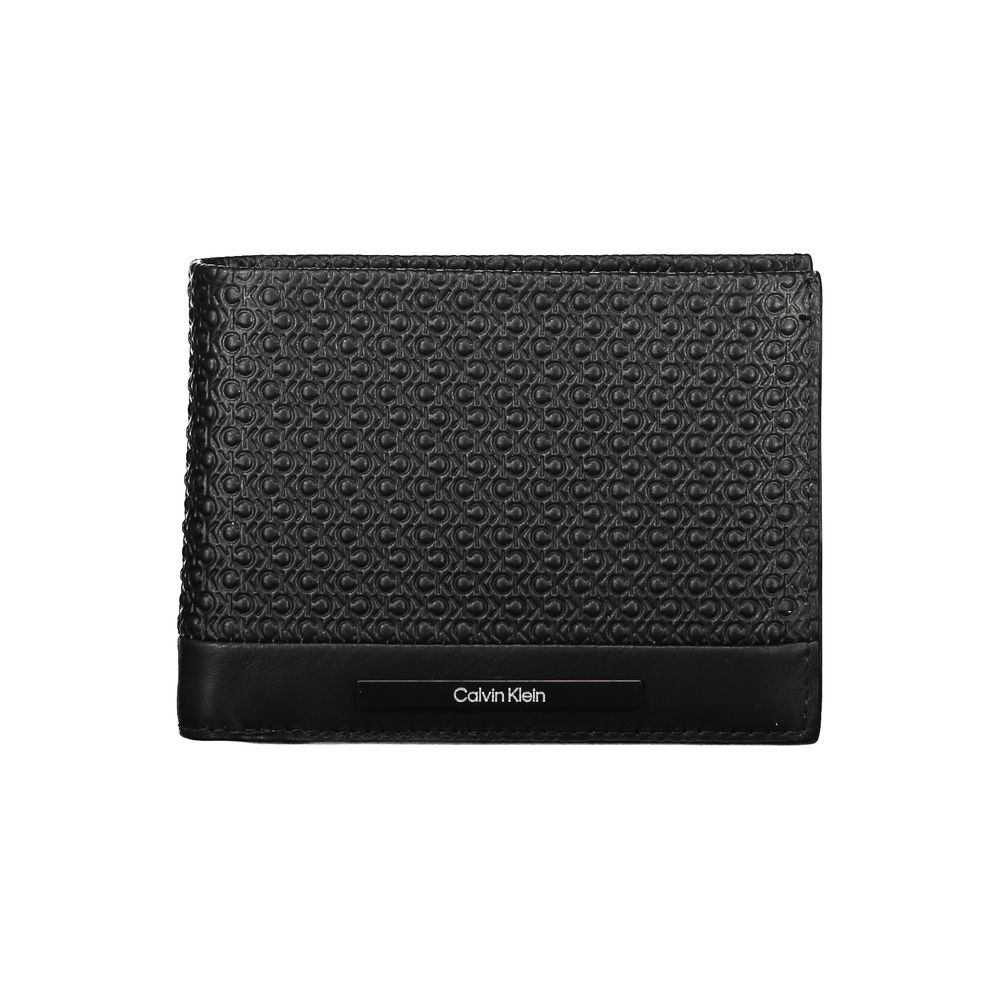 Elegant Black Leather RFID WalletExperience the perfect blend of functionality and style with this elegant wallet. Crafted with meticulous attention to detail, it boasts two practical compartments, a dedicated coin purse, and double spaces to organize you