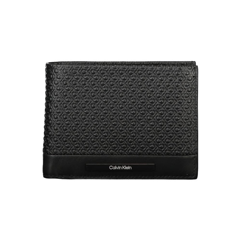 Elegant Black Leather RFID WalletExperience the perfect blend of functionality and style with this elegant wallet. Crafted with meticulous attention to detail, it boasts two practical compartments, a dedicated coin purse, and double spaces to organize you