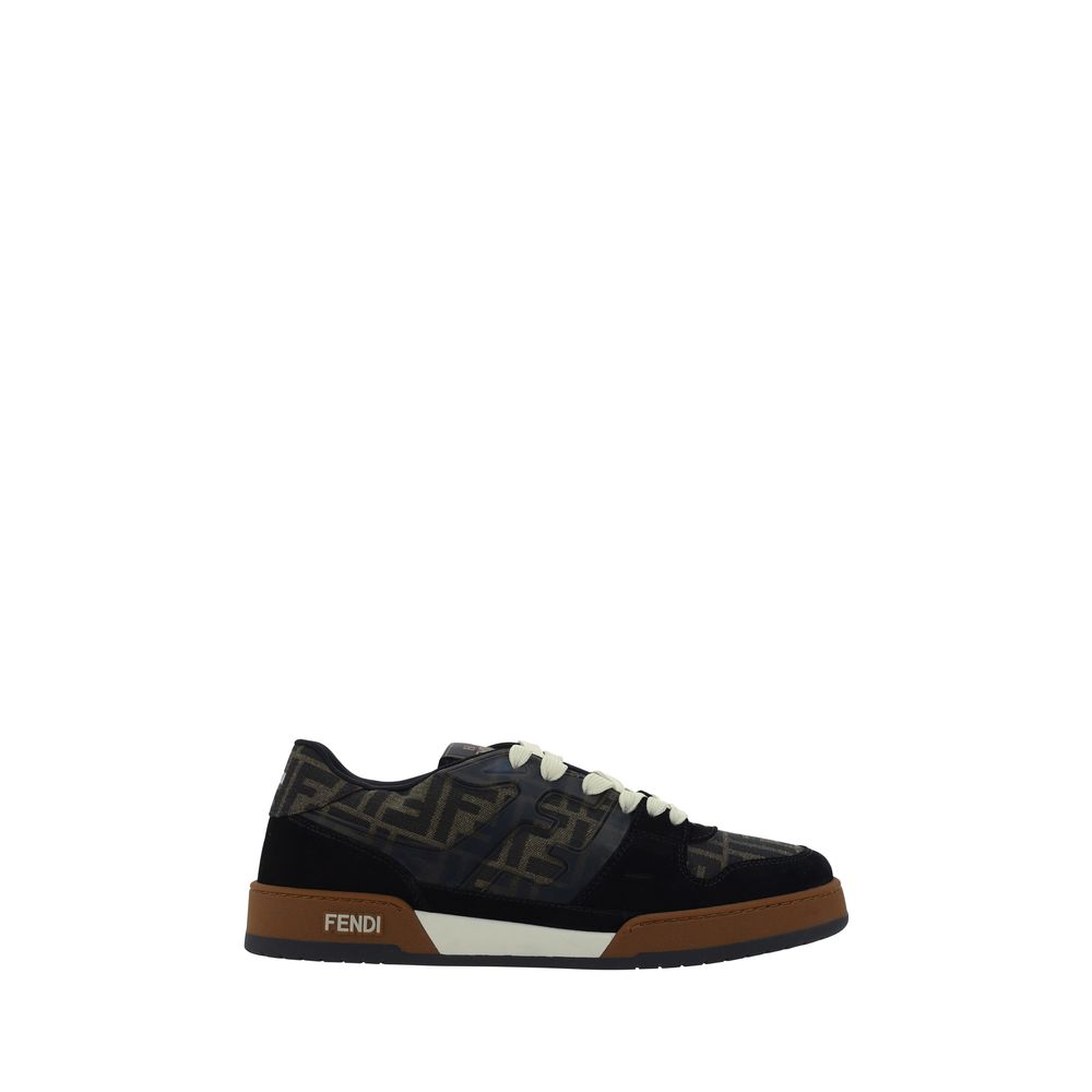 Multicolor Leather Low Top Sneakers by Fendi