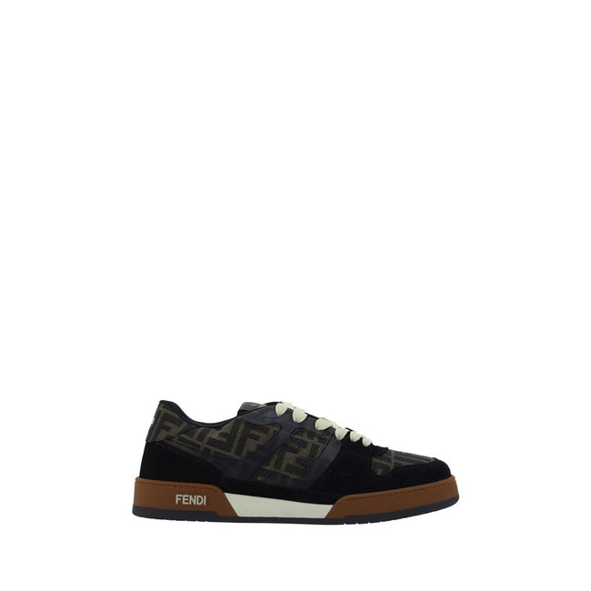 Multicolor Calf Leather Bos Taurus Low Top SneakersFendi’s Match Sneakers are a perfect blend of luxury and comfort, ideal for those seeking a sophisticated, modern style. With a round toe and flat sole, they offer a comfortable and versatile fit for ever