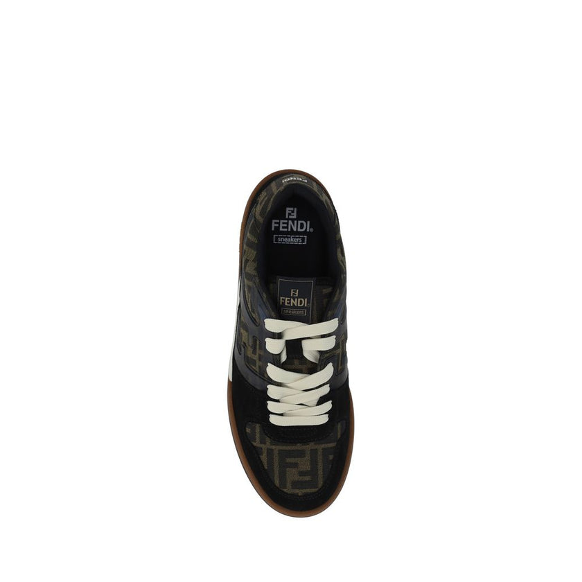 Multicolor Calf Leather Bos Taurus Low Top SneakersFendi’s Match Sneakers are a perfect blend of luxury and comfort, ideal for those seeking a sophisticated, modern style. With a round toe and flat sole, they offer a comfortable and versatile fit for ever