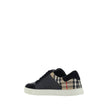 Multicolor Calf Leather Bos Taurus Low Top SneakersBurberry’s Stevie Sneakers feature a round toe and flat sole, with a lace-up front fastening. The panelled design includes details in the brand’s iconic Archive Check pattern, while the front tongue is de