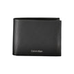 Elegant Black Leather Wallet with RFID BlockingStep up your accessory game with the sleek and practical Calvin Klein black leather wallet. This premium wallet features two compartments for currency, a secure coin purse, and dual card spaces to keep your e